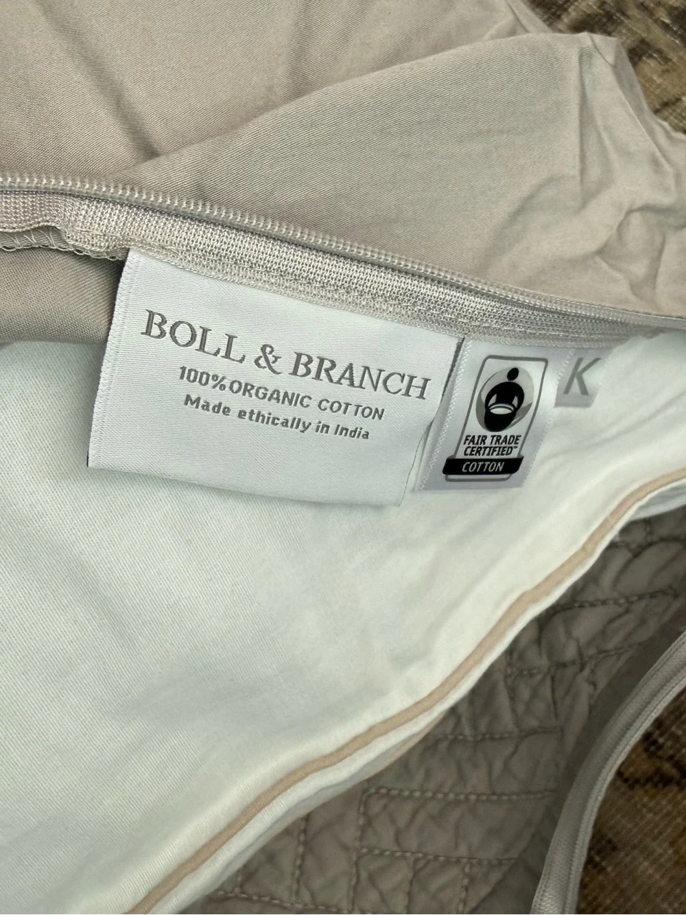 Boll & Branch - Signature Basketweave Quilt and Quilted Shams (King Size)